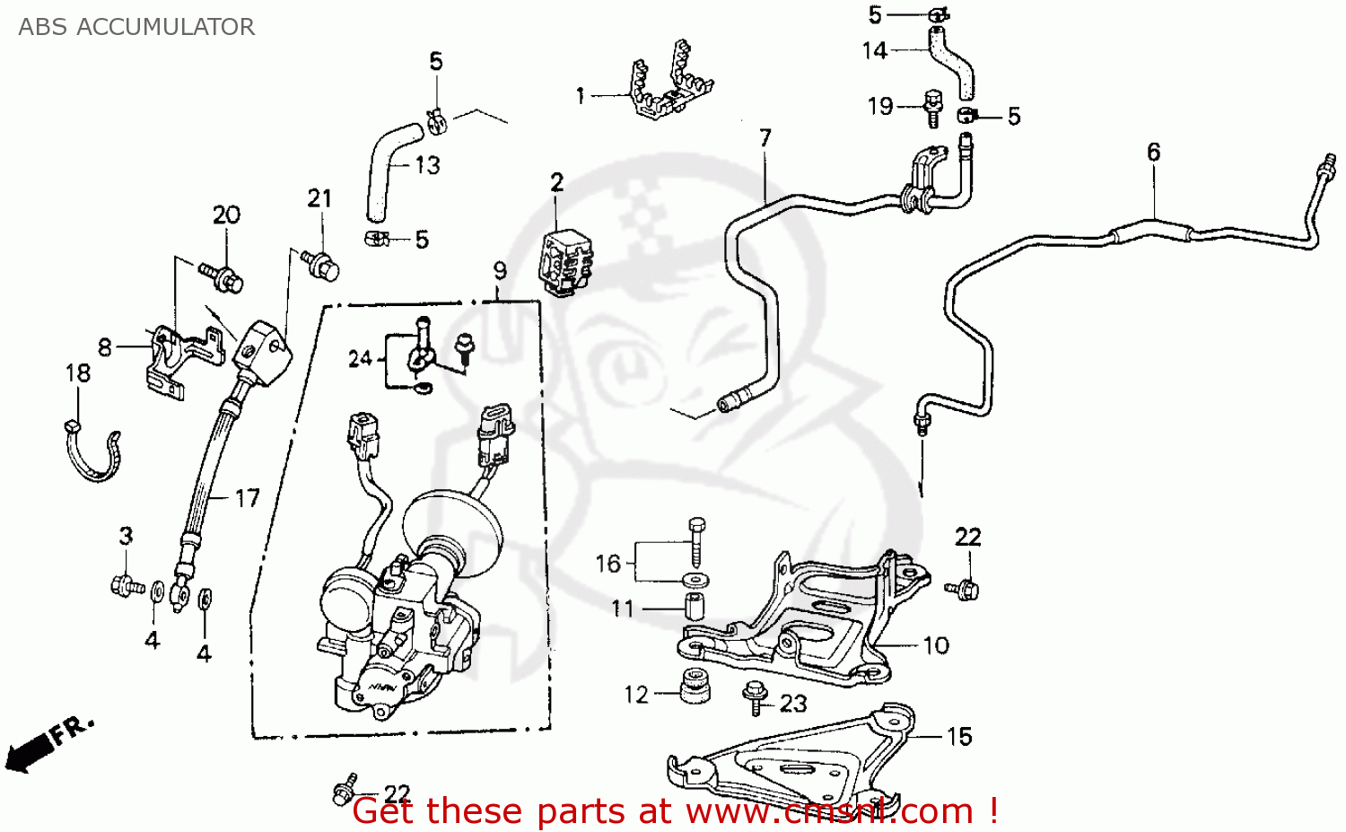 Abs accumulator honda accord #2