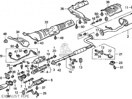 Honda Accord R Dr Ex Ka Kl Parts Lists And Schematics