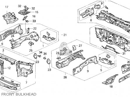 1995 Honda accord parts list #4