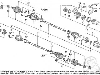 Honda accord driveshaft cylinder #5