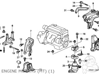 Honda Accord Y Dr Ex Ul Leather Kl Parts Lists And Schematics