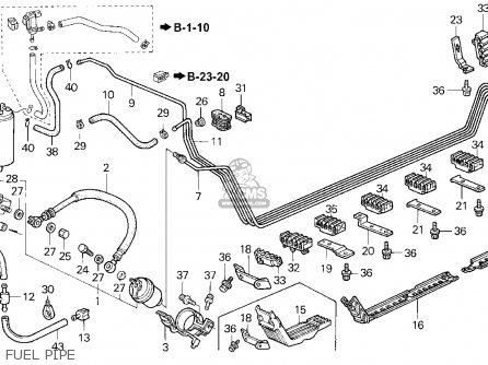 1995 Honda accord parts list