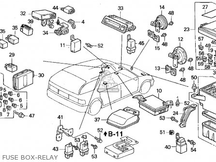 Honda ACCORD WAGON 1991 M WGN LX KA KL Parts Lists And Schematics