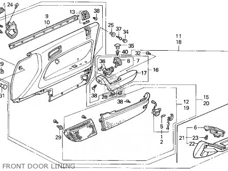 1991 Honda accord wagon body parts #2