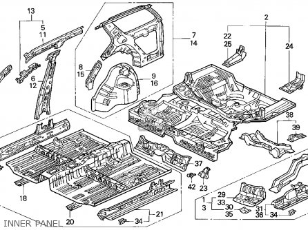 1991 Honda accord station wagon parts #4