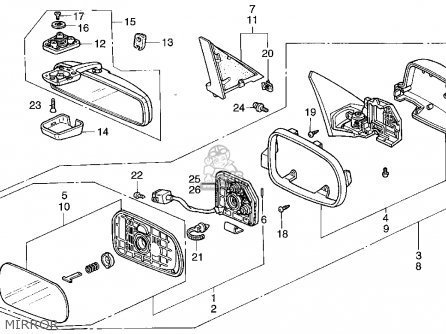 1991 Honda accord station wagon parts #6