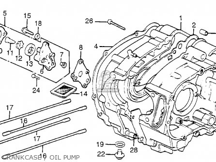 1985 Honda atc125m parts #6