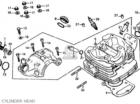 1983 Honda atc200 parts list #2