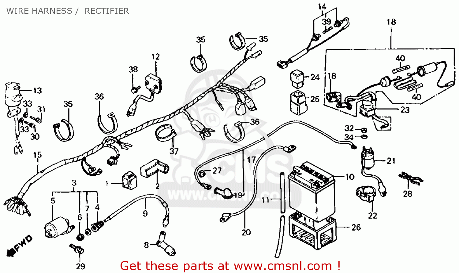 Honda 125m wiring schematic #5