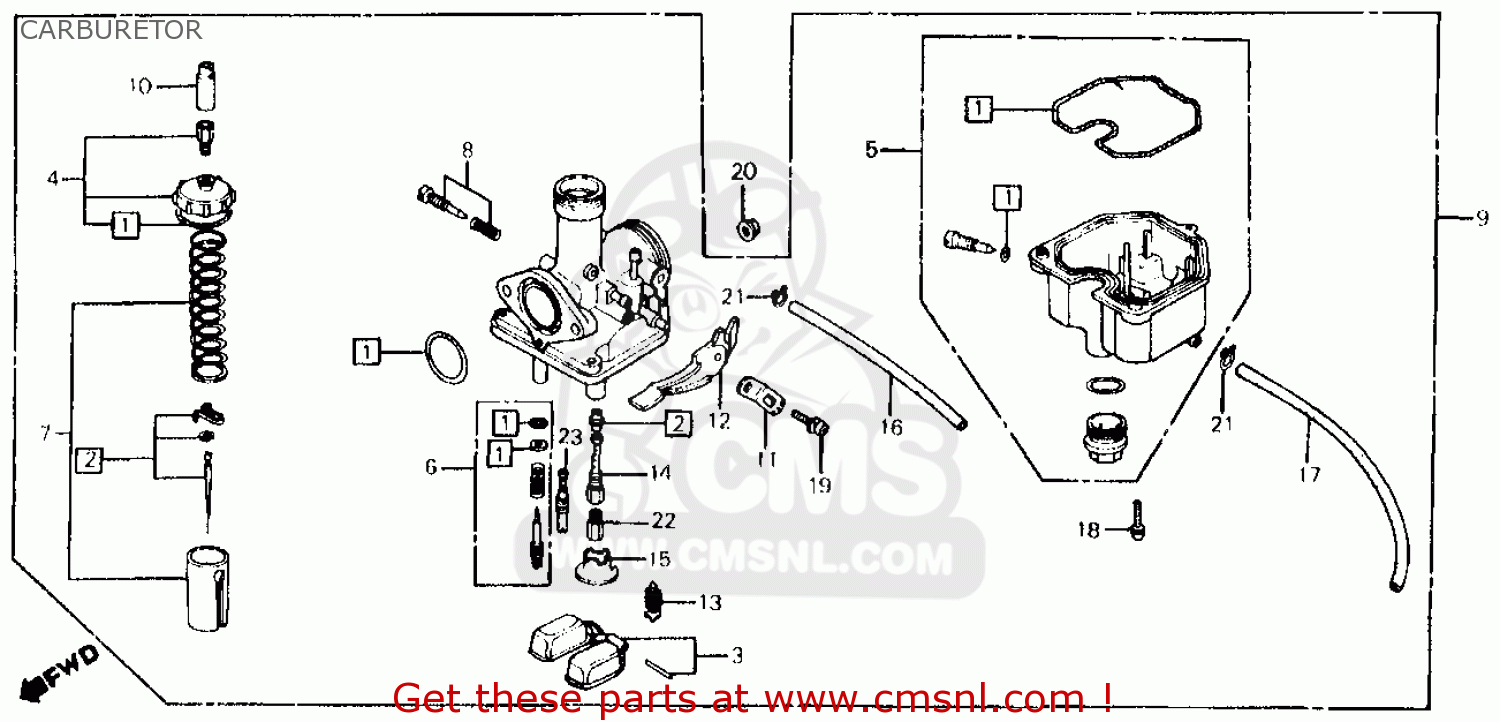 Honda Atc 200 Carb Diagram - Diagram For You