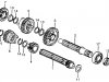 Honda ATC70 1981 USA TRANSMISSION 79-81