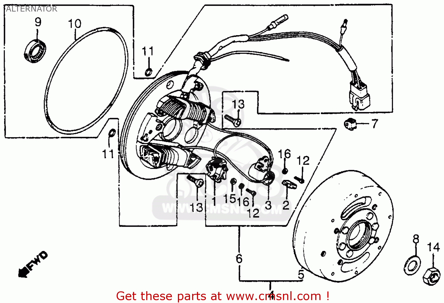 1983 Honda atc 70 wiring diagram #4