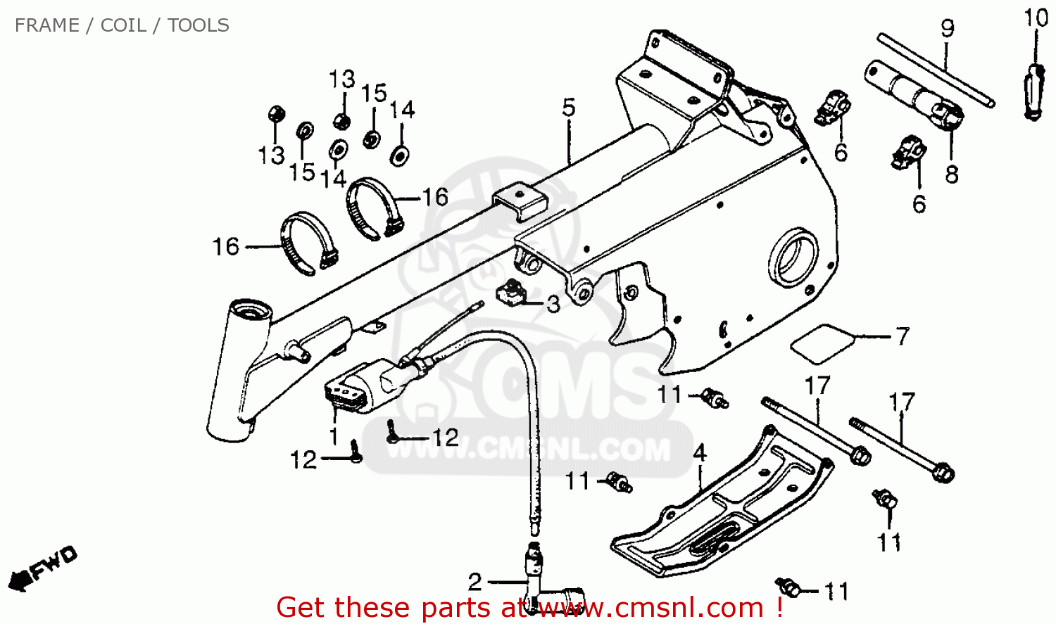 Honda atc 70 parts list #4