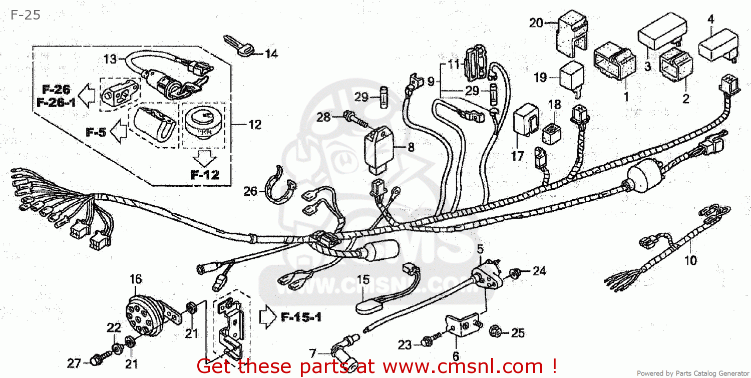 Webike | CMS シーエムエス HARNESS，WIRE (JDM) C50CM C50D C50S