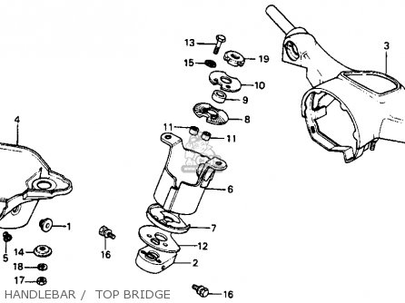 1983 Honda passport c70 parts #3