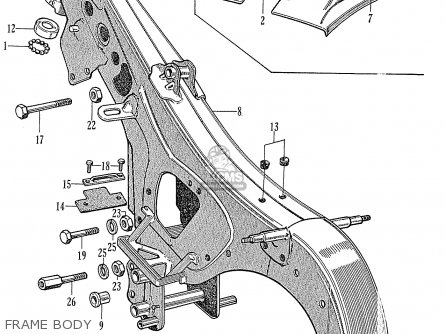 Honda ca77 parts diagram #1
