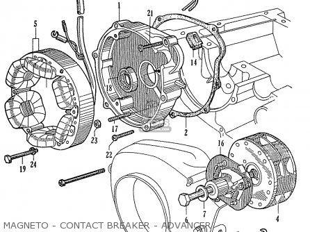 Honda benly ca95 parts #4