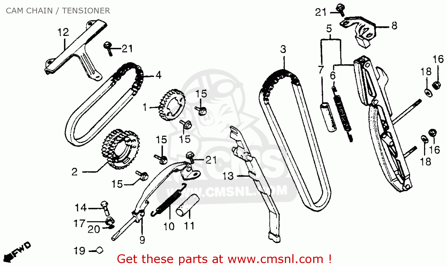 Honda cb400 cam chain tensioner #5