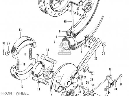 Honda CB125K5 GENERAL EXPORT MPH Parts Lists And Schematics