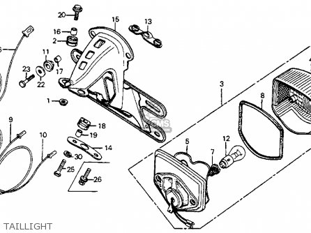 Honda cb125s parts list #5