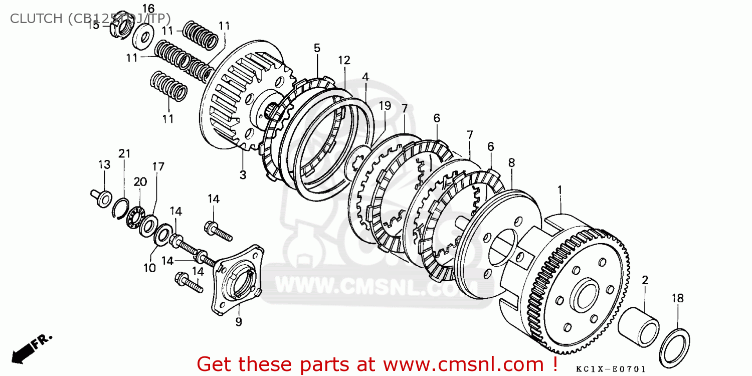 CMS CMS:シーエムエス OUTER，CLUTCH CA125 REBEL T AUSTRIA | KPH