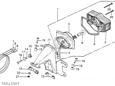 1976 Honda cb200t parts #4