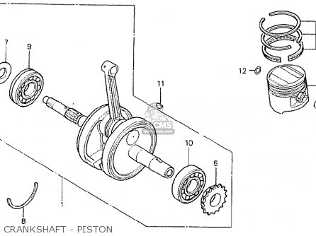 Honda zc crankshaft #4