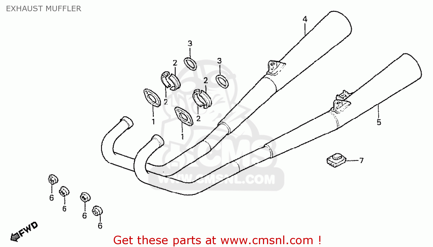 Honda cb250rs exhaust #2