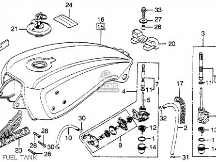 1982 Honda nighthawk 450 gas tank #4