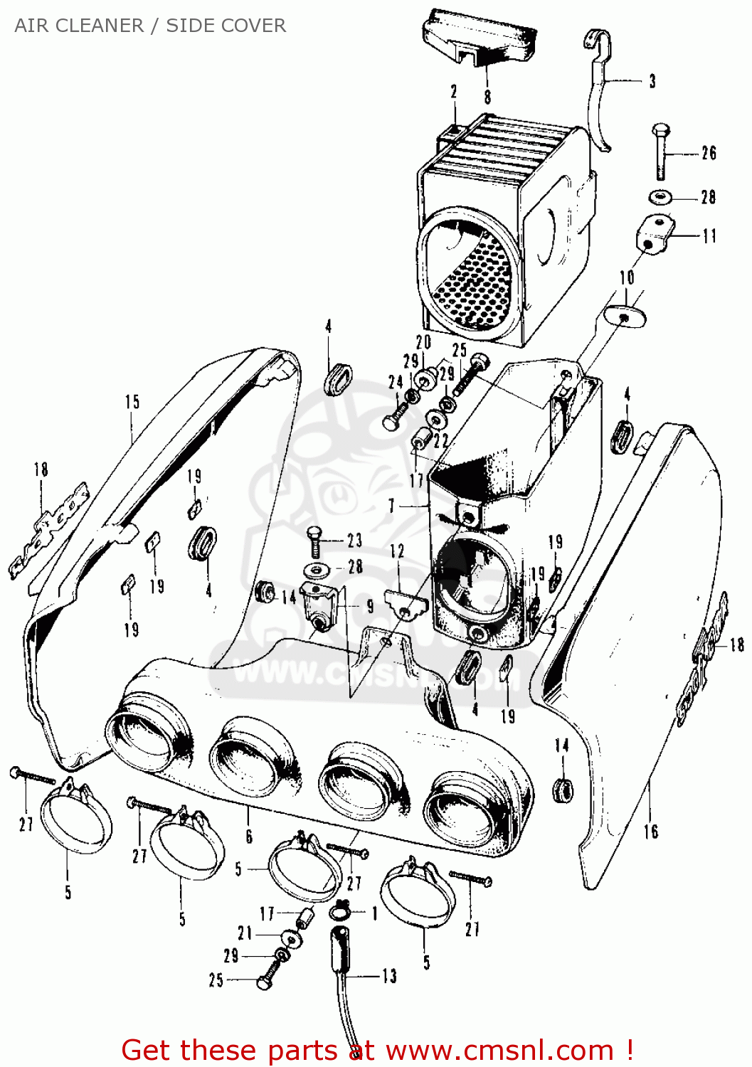 1972 Honda cb500 parts #7