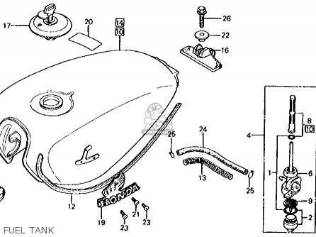 1981 Honda cb650 gas tank #2