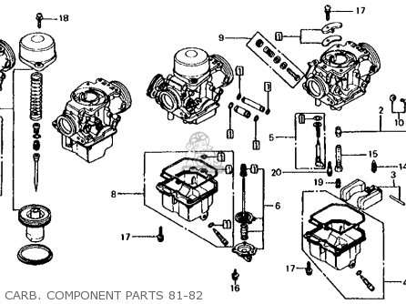 1981 Honda cb650c motorcycle parts #1