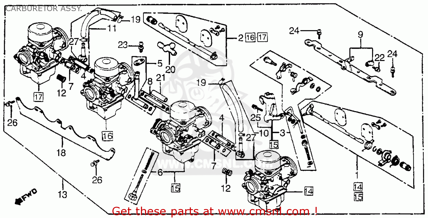 1982 Honda 650 nighthawk parts #1