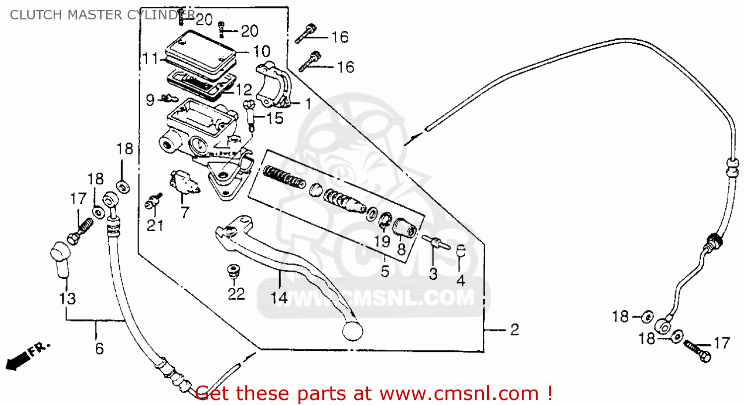 Honda cb 650 master cylinder #6