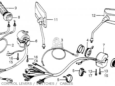 Honda nighthawk control lever #3