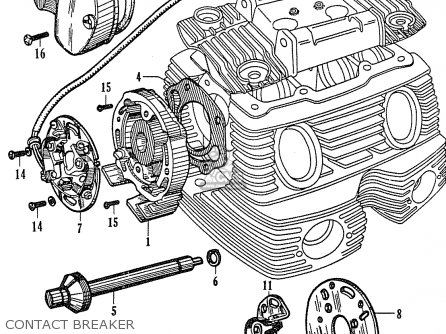 Honda cb72 parts list #7