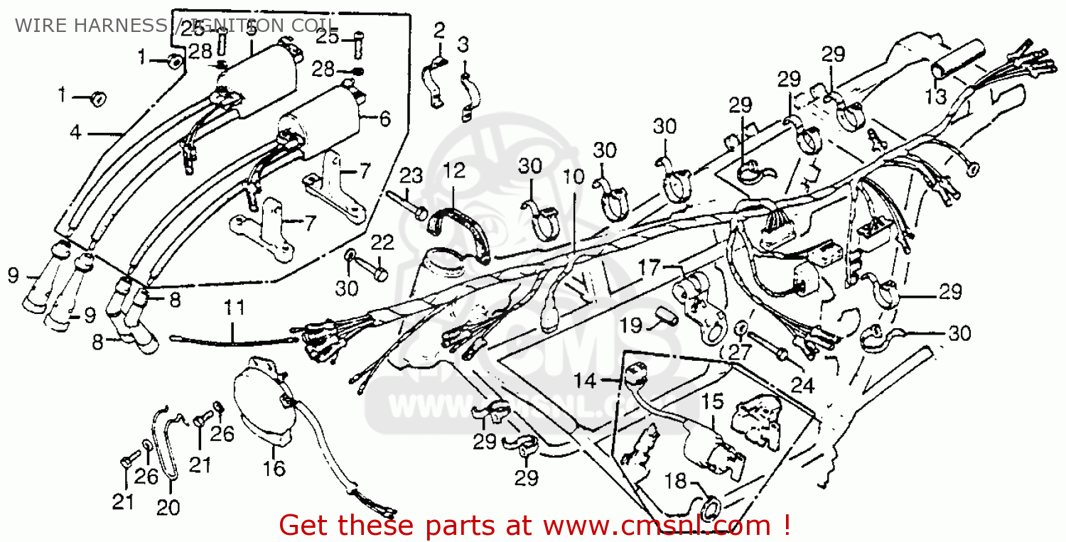 Honda Cb 750 Wiring Diagram : Honda Cb750 Ignition Wiring Diagram