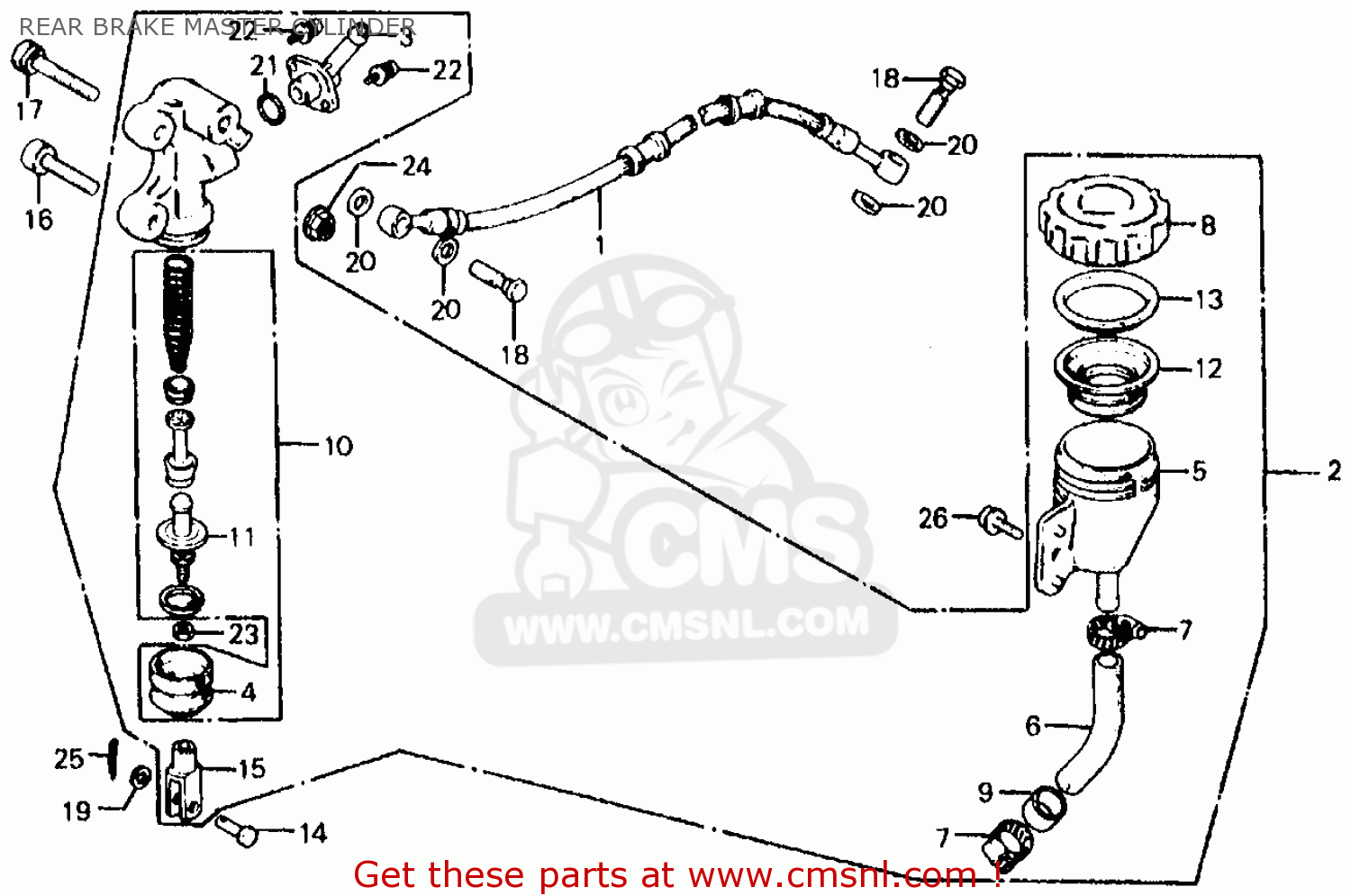 Honda cb750f brakes #2