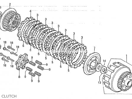 Honda Cb K A Four England Parts Lists And Schematics