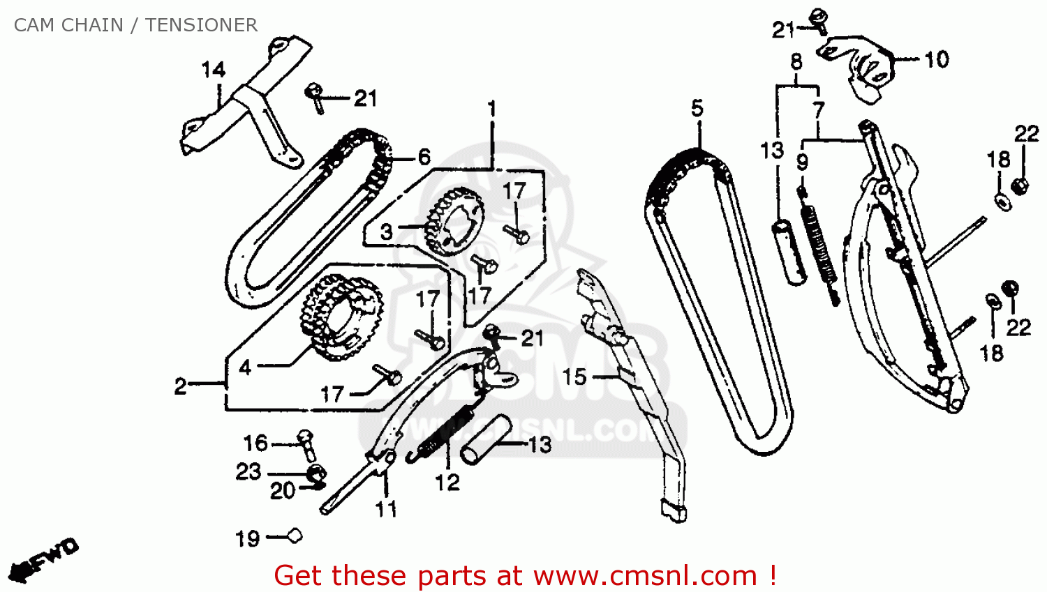 Honda xr80 timing chain replacement #7