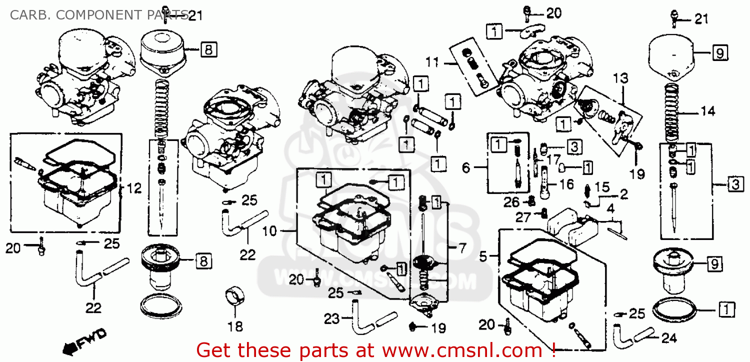 1979 Honda goldwing carburetor diagrams #7