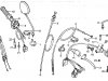 Honda CB750KB 1981 FOUR GENERAL EXPORT KPH HANDLE LEVER - SWITCH - CABLE