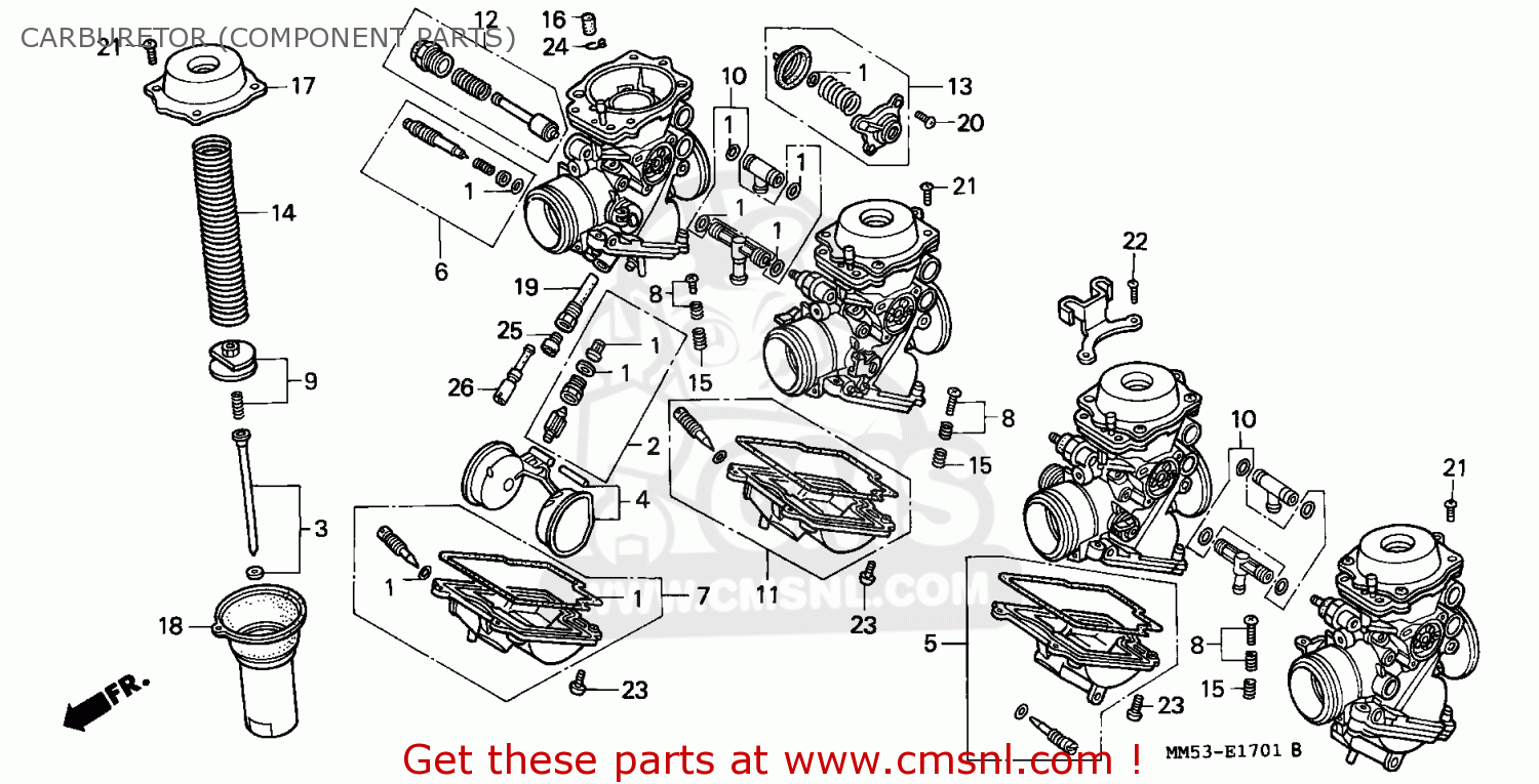 Honda cbr1000f parts #3