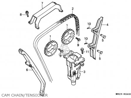 Honda cbr1000f cam chain tensioner #3