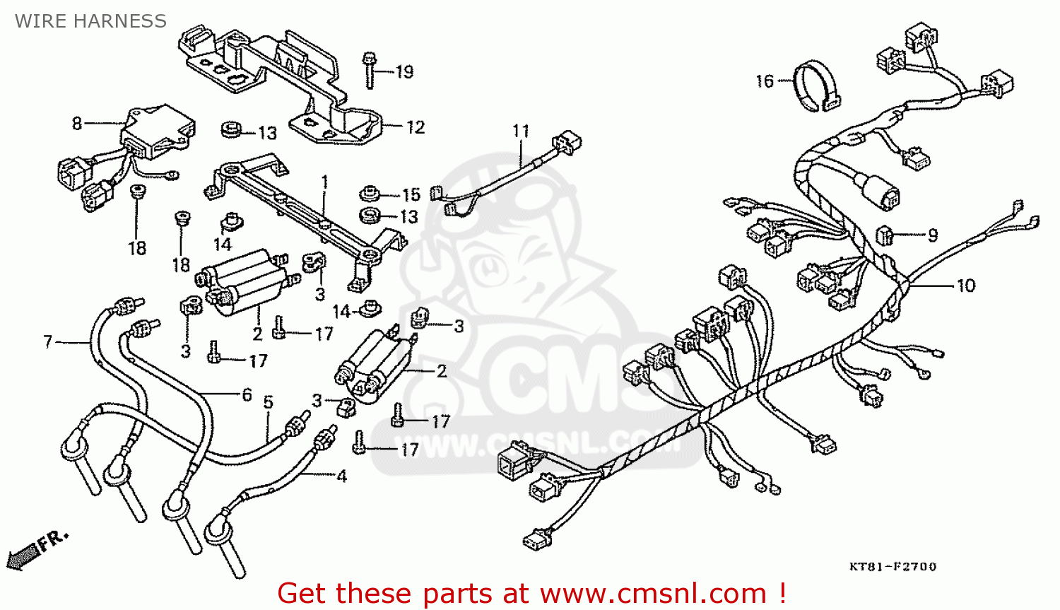 Honda cbr400rr parts list #5