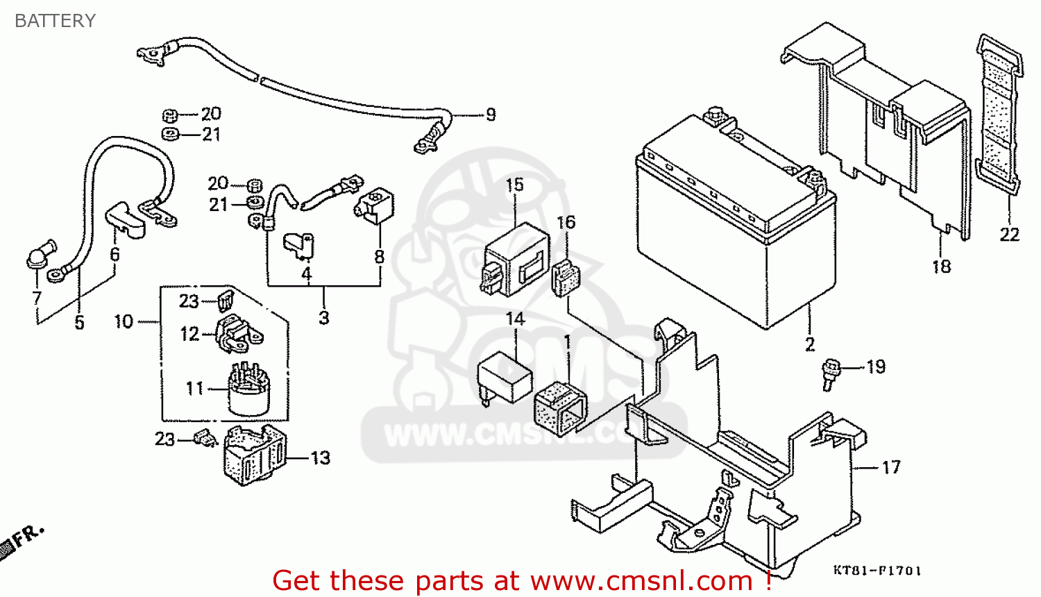 Honda cbr 400 parts list #2