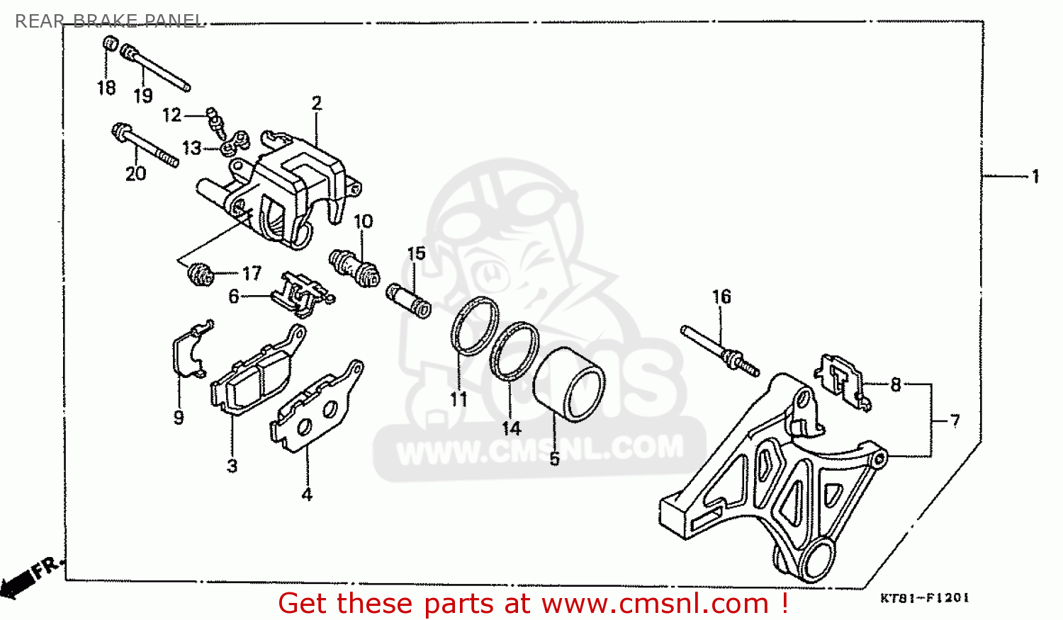 Honda cbr 400 parts list #7