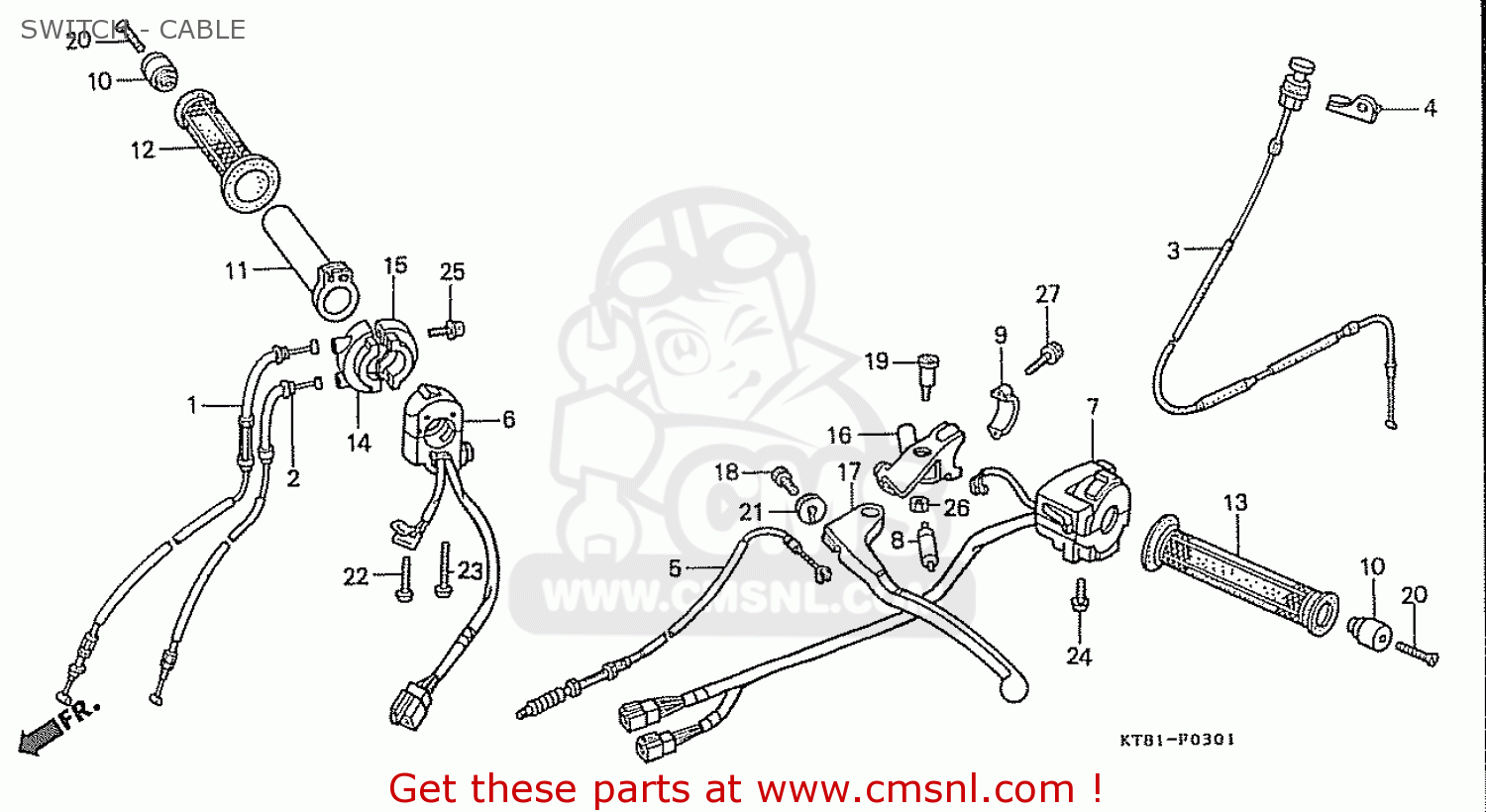 Honda cbr 400 parts list #5