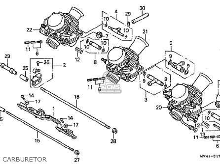 Honda cbr400rr parts list #6