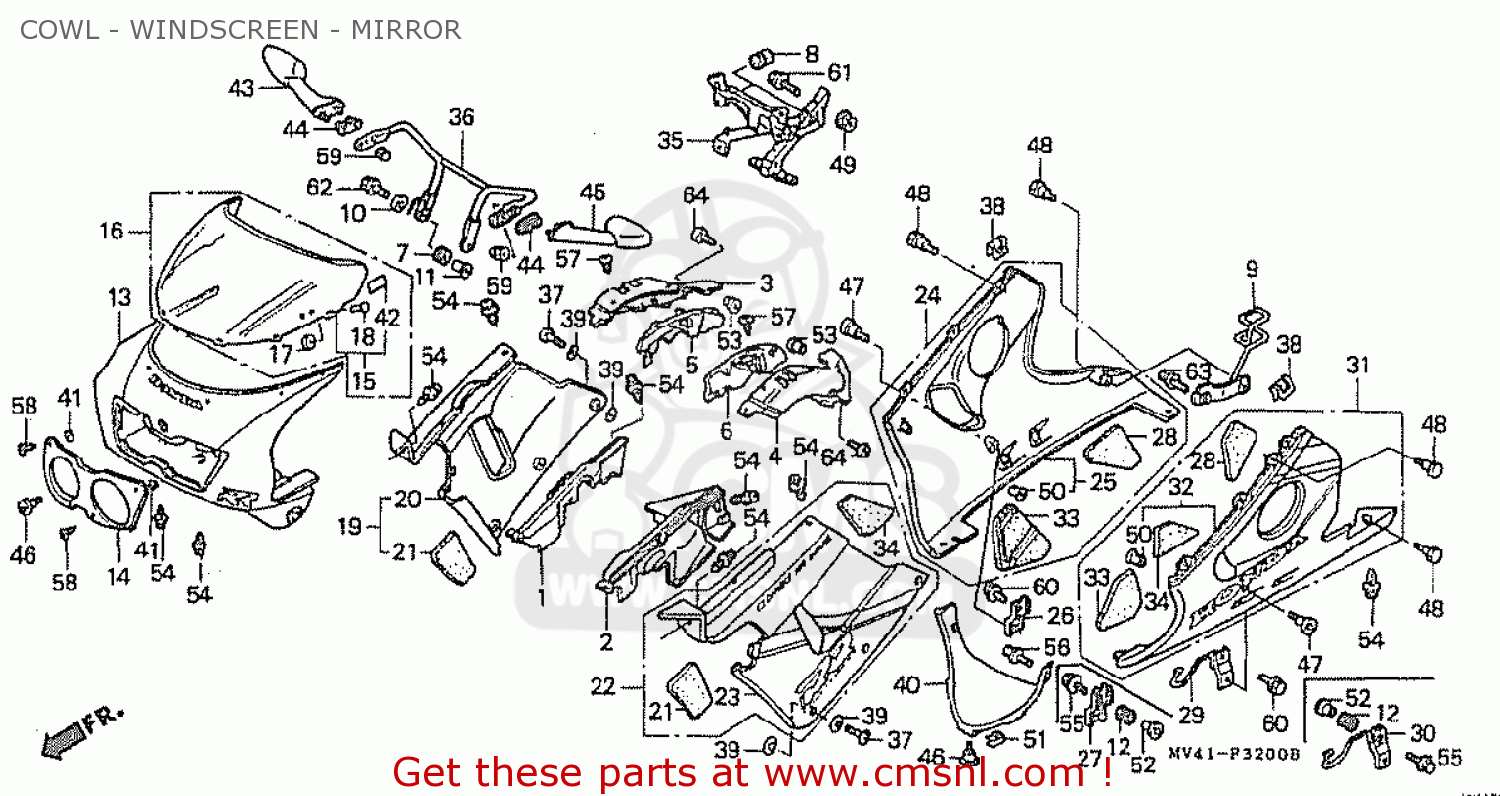 Honda cbr400rr parts list #7